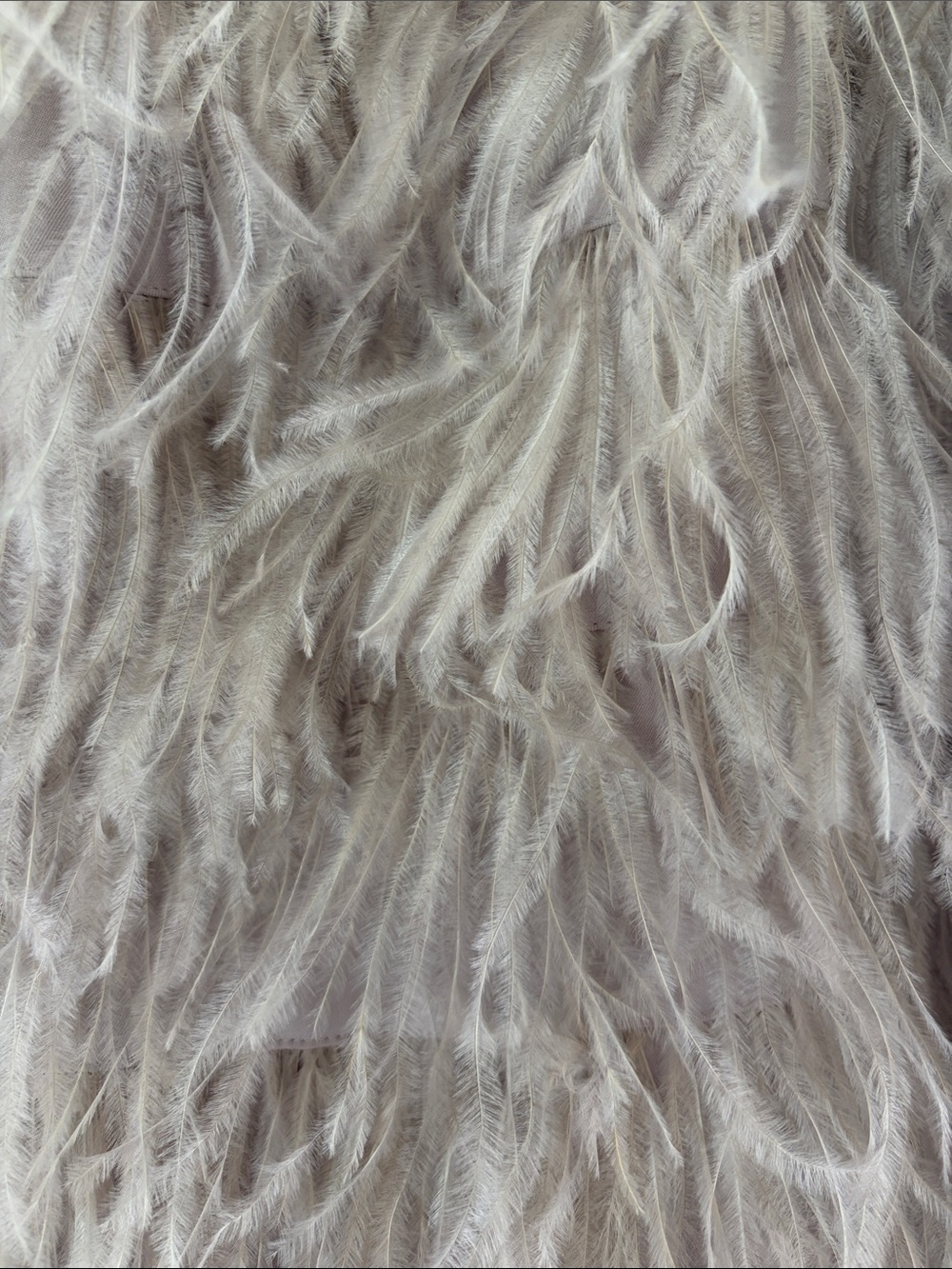 bebe Lilac Feather Hem Dress with Gold Gem Bodice - Picture 3 of 7